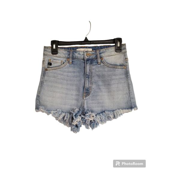 KanCan Pants - Women's KanCan High Rise Cutoff Lightwash Denim Jean Shorts | Size Small